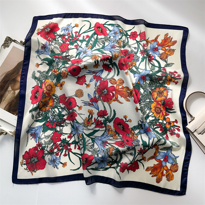 Head Wrap Turban - 70*70cm Fashion Handkerchief Scarf For Women