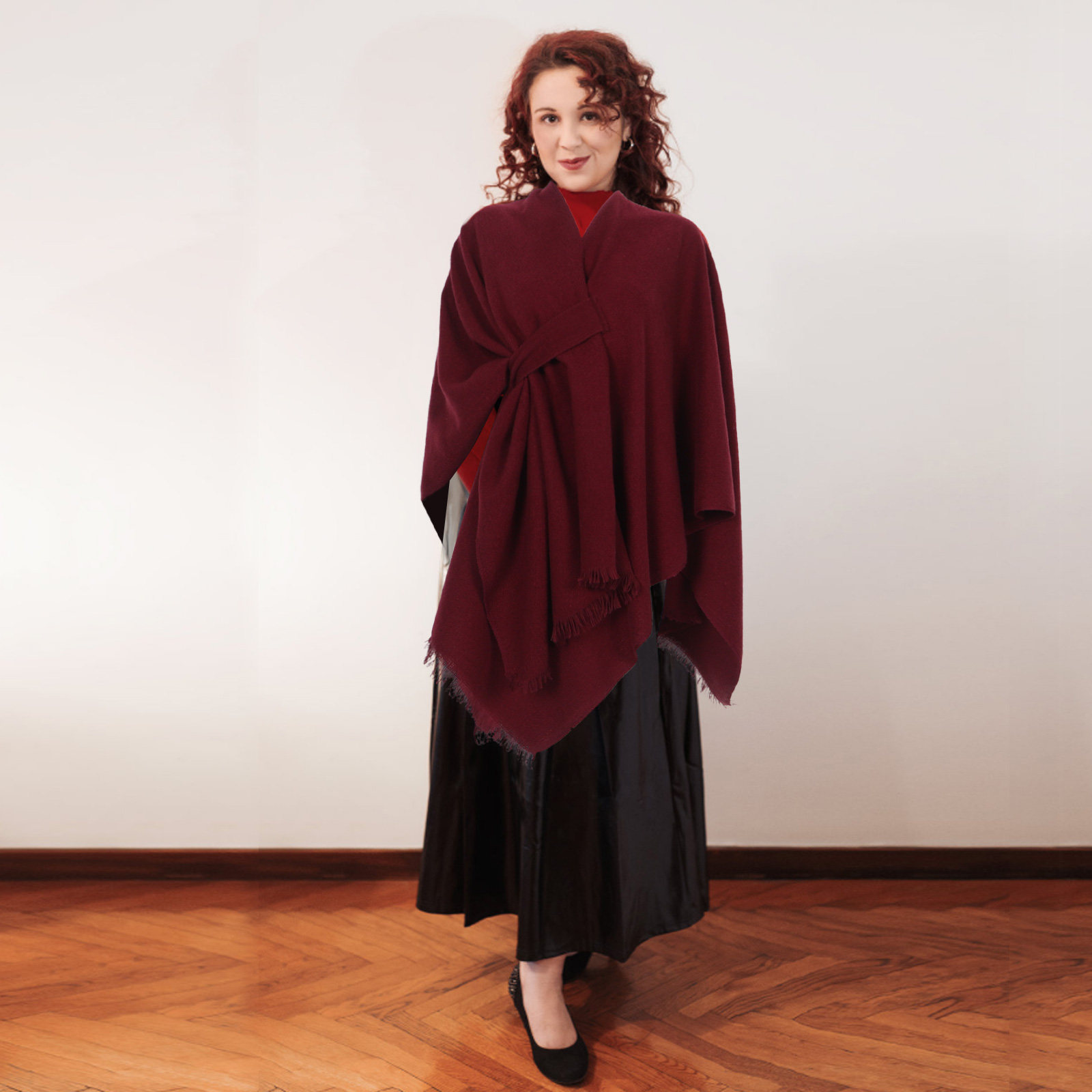 Solid Color Tassel Shawl Wrap  - Stole Wedding Shawl recension och pris