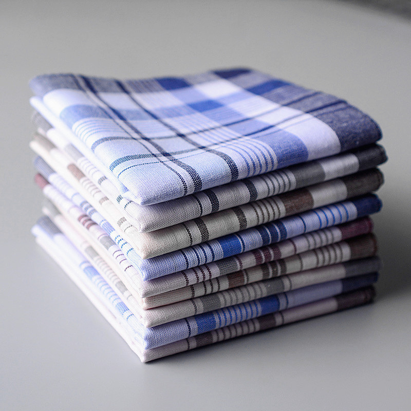 100% Cotton Handkerchief Plaid - Handkerchief Cotton Men recension och pris