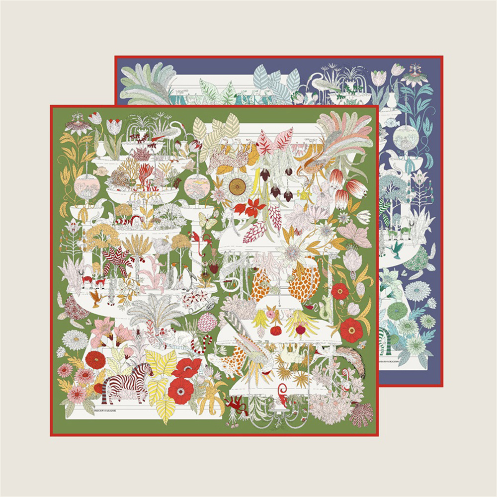 POBING Hand Rolled Twill Silk  - Scarf Silk Square recension och pris