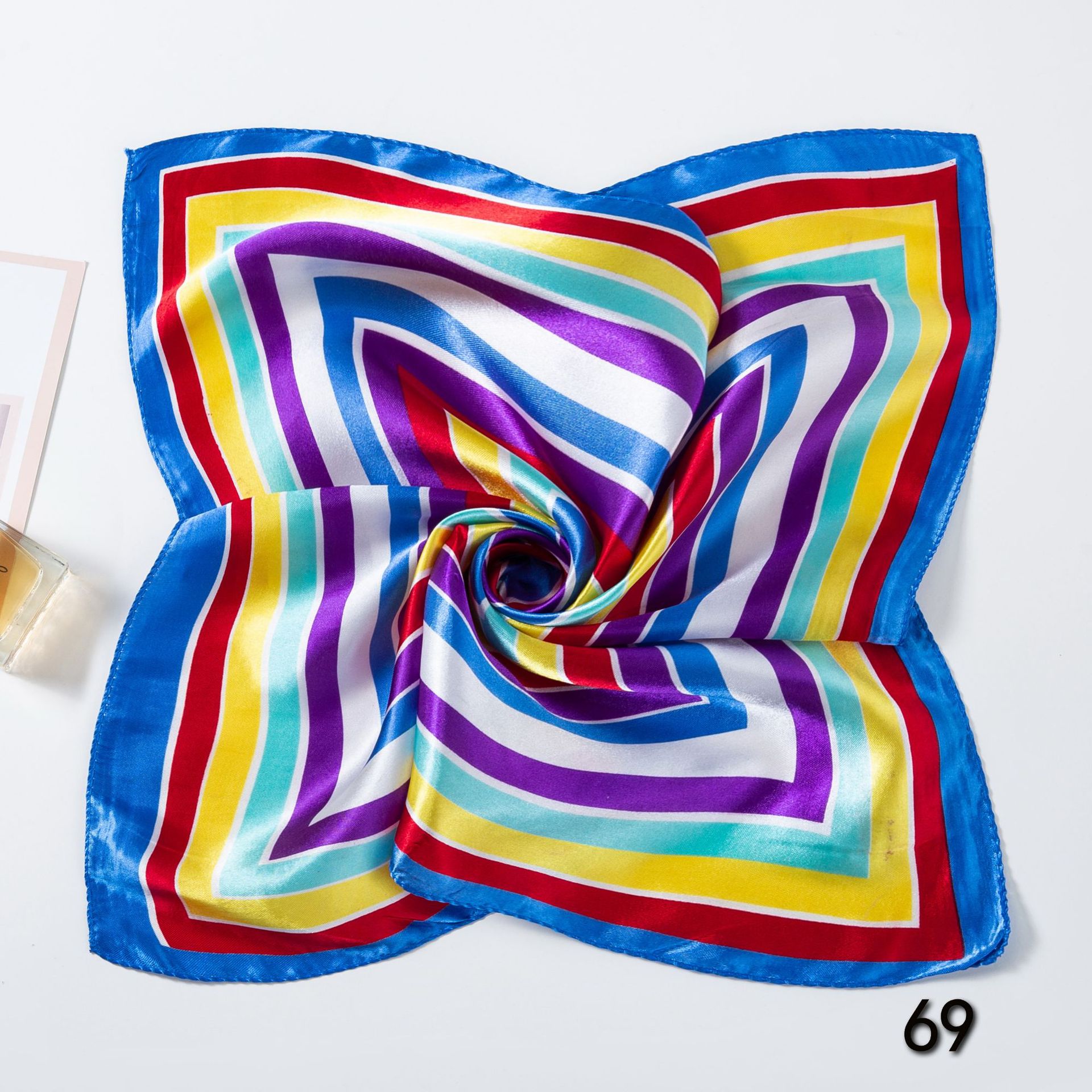 50*50cm Square Silk Scarves Sc - Scarf Silk Square recension och pris