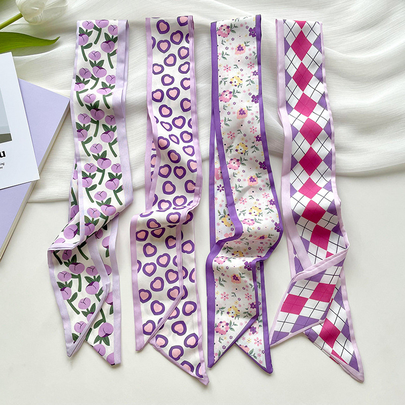 New Luxury Narrow Short Woman' - Silk Neck Scarf recension och pris