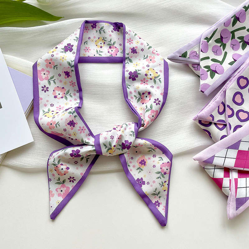 New Luxury Narrow Short Woman' - Silk Neck Scarf recension och pris