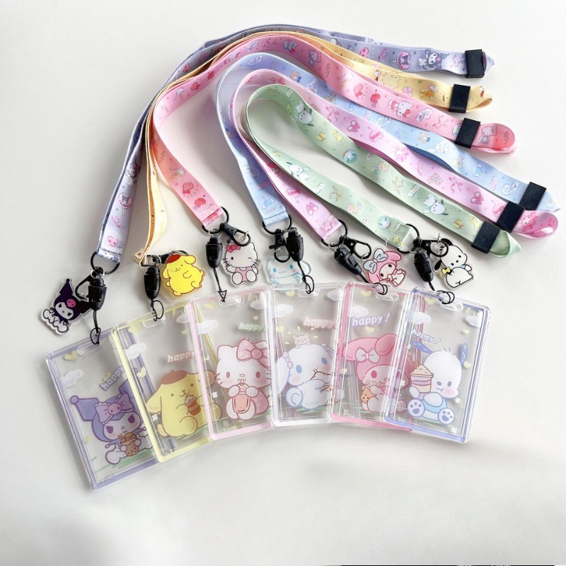 Cute Cartoon Lanyard Transpare - Lanyard Badge Holder recension och pris