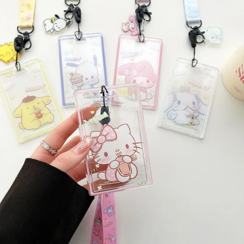 Cute Cartoon Lanyard Transpare - Lanyard Badge Holder recension och pris