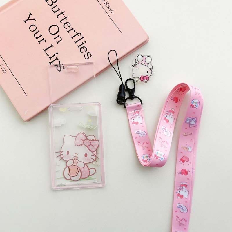 Cute Cartoon Lanyard Transpare - Lanyard Badge Holder recension och pris