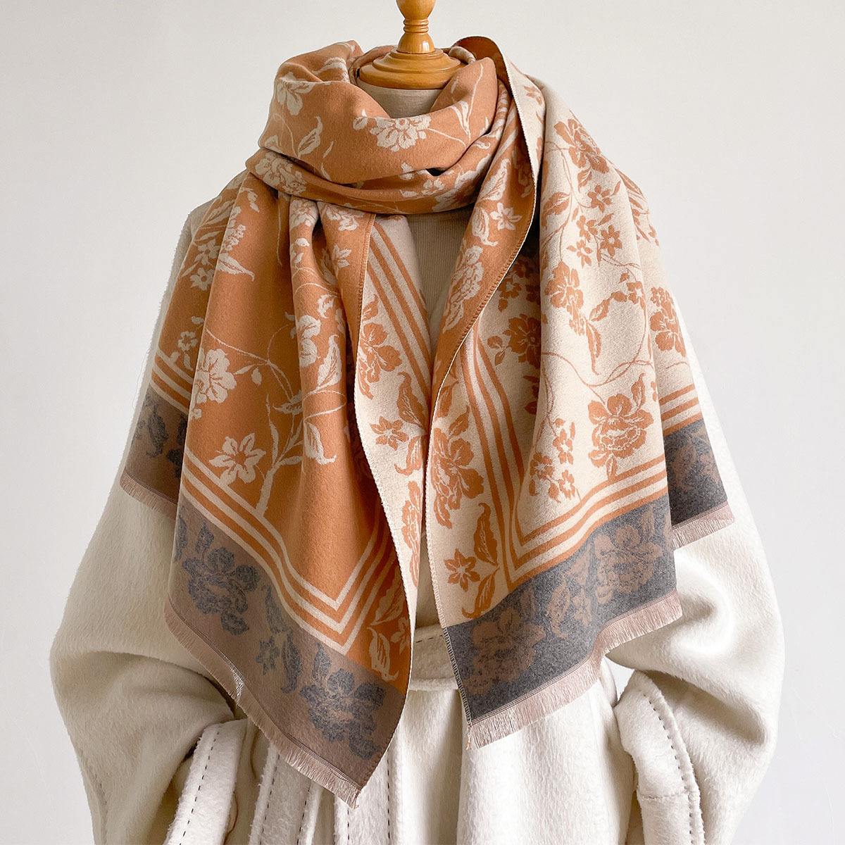 Women Imitation Cashmere Scarf - Pashmina Wrap Large recension och pris