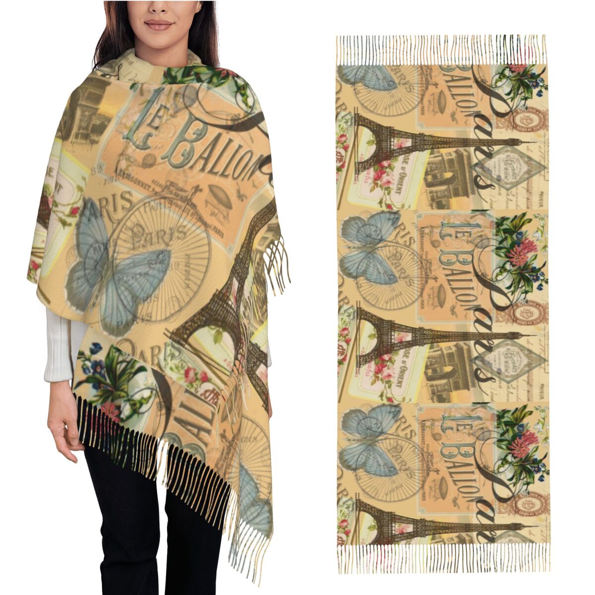 Shawl Wrap Women Winter Large  - Pashmina Wrap Large recension och pris