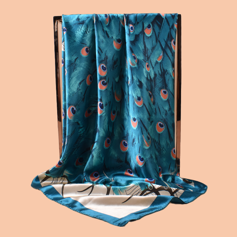 1PC Ladies Large Square Scarf  - Scarf Silk Square recension och pris