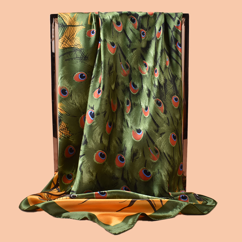 1PC Ladies Large Square Scarf  - Scarf Silk Square recension och pris