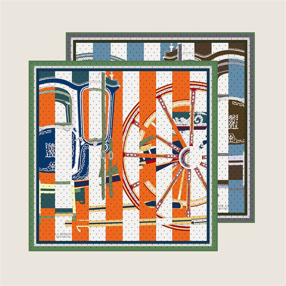 POBING Hand Rolled Twill Silk  - Scarf Silk Square recension och pris