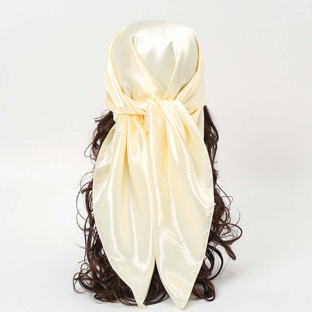90cm Solid Colors Neckerchief  - Head Wrap Turban recension och pris